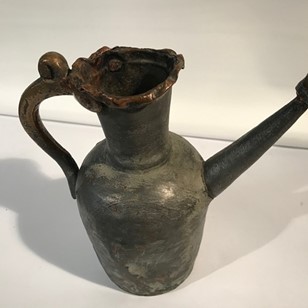 18th Century Copper Watering Can - Antique Garden Tool